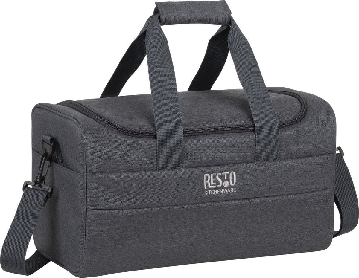 Sac isotherme Resto felis 19l - gris foncé - hydrofuge et étanche - avec sangle de transport - pour pique-nique, voyage à la plage