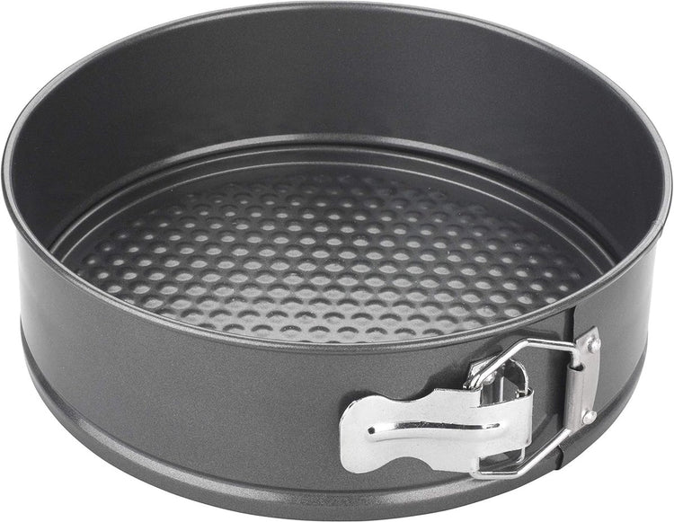 Moule à charnière Chef Aid - Moule à gâteau rond de 22,6 cm avec fond amovible - Revêtement antiadhésif - Moule allant au four pour gâteau, quiche au cheesecake - Acier