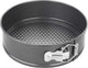 Moule à charnière Chef Aid - Moule à gâteau rond de 22,6 cm avec fond amovible - Revêtement antiadhésif - Moule allant au four pour gâteau, quiche au cheesecake - Acier