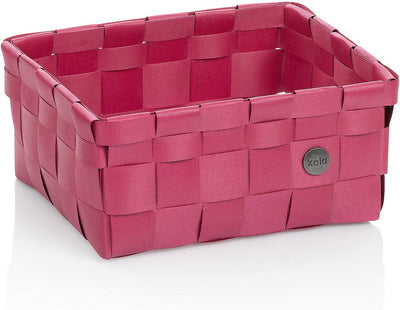 Kela salle de bain - panier néo 19x23x10 cm - polypropylène - rose