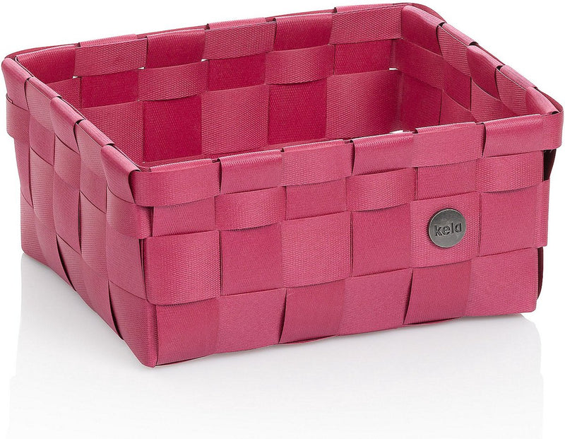 Kela salle de bain - panier néo 19x23x10 cm - polypropylène - rose