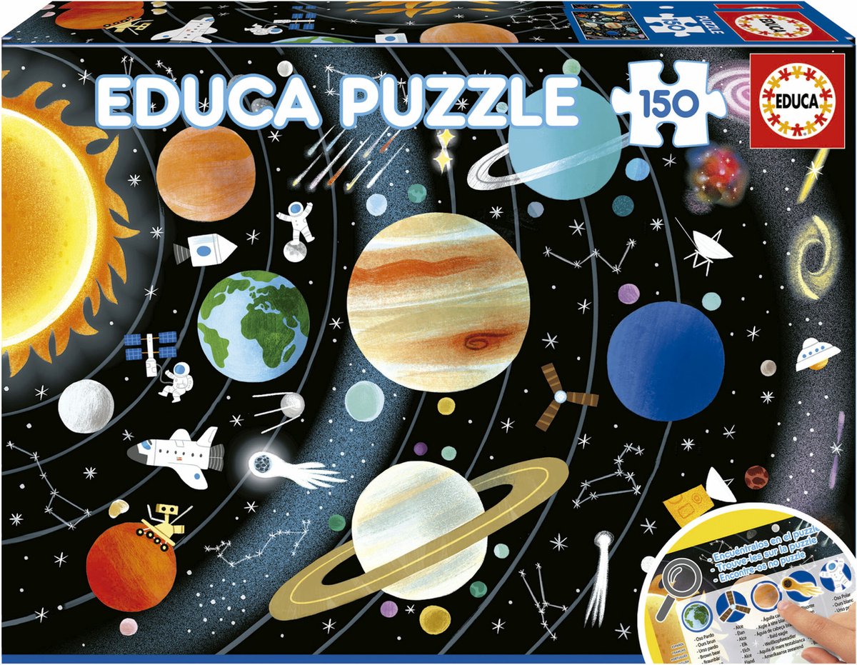 Educa - puzzle - 150 pièces - planétarium