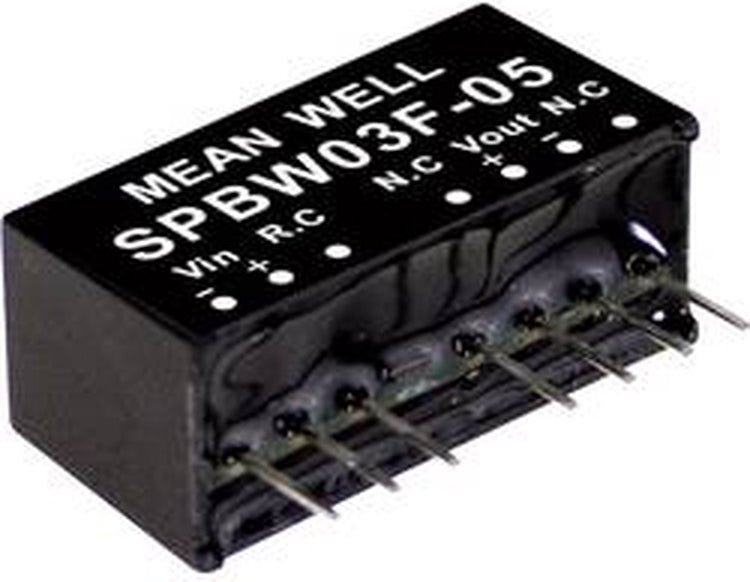 Mean well spbw03f-05 module convertisseur dc dc 600 ma 3 w nombre de sorties : 1 x contenu 1 pièce(s)