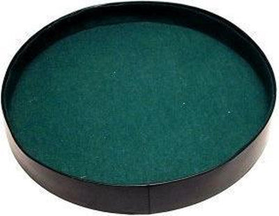 Hot Games piste de dés accessoire de dés en vinyle noir 26cm.