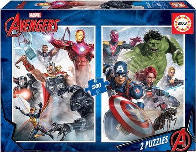 Marvel Mania - Puzzle 2 x 500 pièces