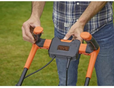 Black+decker tondeuse à gazon black decker 42cm 1800w - vélo avec poignée bemw481bh