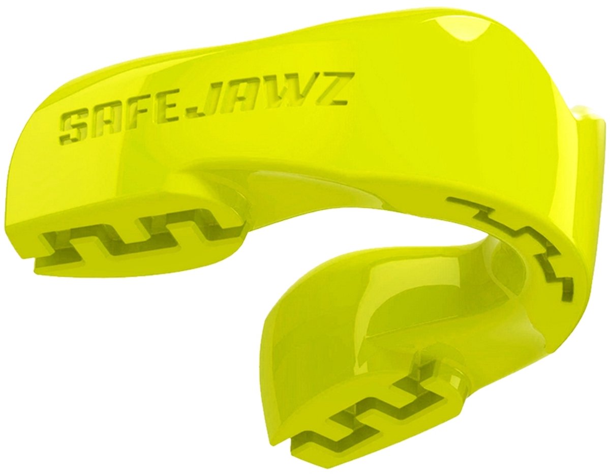 Safejawz protège-dents intro-series jaune fluo junior