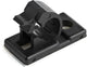 Startech .com 100 clips de gestion de câbles autocollants, 5,5 mm, noirs, gestion des câbles d'ordinateur de bureau réseau Ethernet, supports de câbles adhésifs, pince auto-adhésive, nylon, classement au feu ul 94v-2