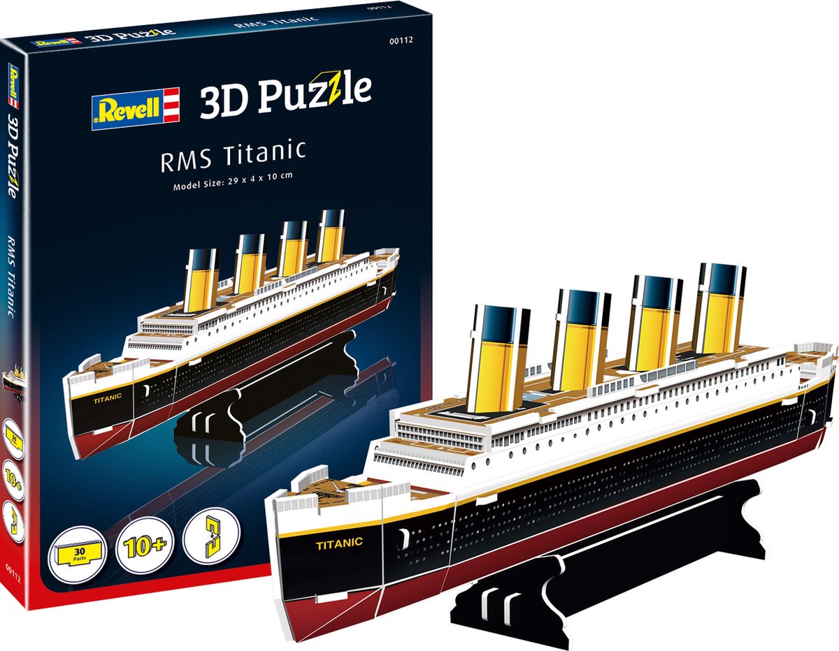 Revell 3D Puzzle Kitings Package - RMS Titanic