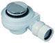 Bonde de receveur de douche Sanit complète pour receveur de douche avec trou 52 mm chromé