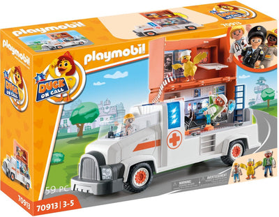 Playmobil canard de garde ambulance - 70913
