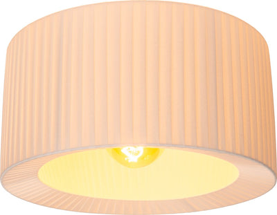 Lucide Fold - plafonnier (plafonnier) - ø 40 cm - 1xe27 - blanc - japandi