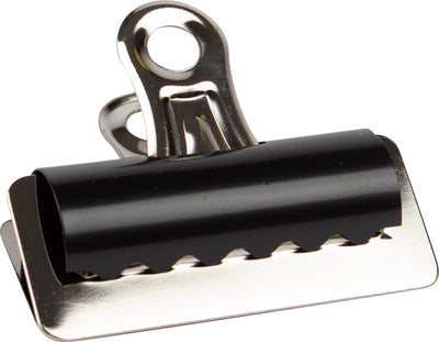 Clip bouledogue Q-connect, noir, 70 mm, boîte de 10 pièces, 12 pièces