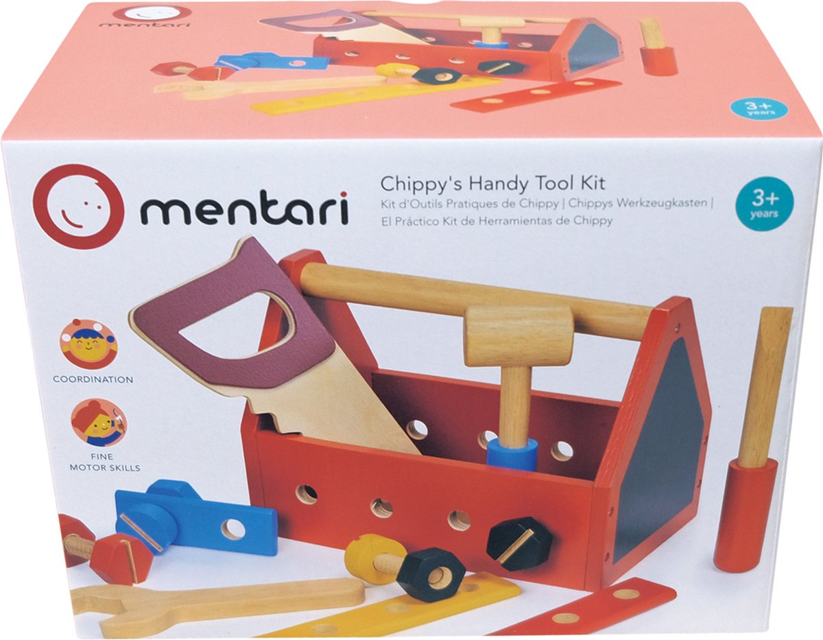 Jeu de rôle Mentari - boîte à outils - 21x13,2x15,5cm - 15 pièces - 3 ans