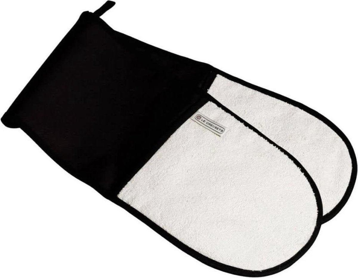 Le creuset - textiles de cuisine - gant de four double noir