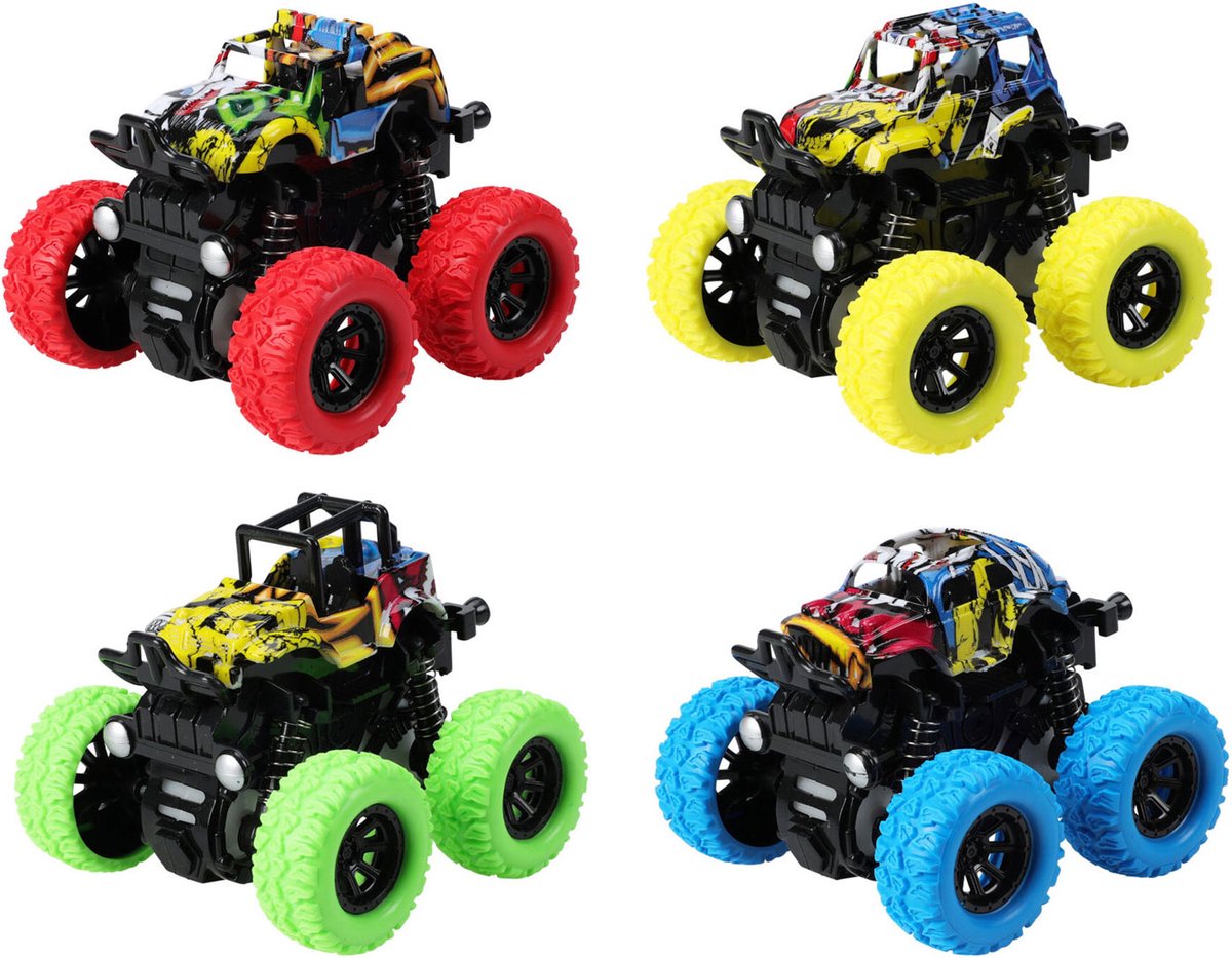 Graffiti Truck Monster Truck, 9cm