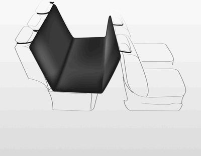 Trixie Car Say Pootprint Nylon Fleece Black Beige