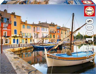 Educa - puzzle - 1000 pièces - port de martigues provence