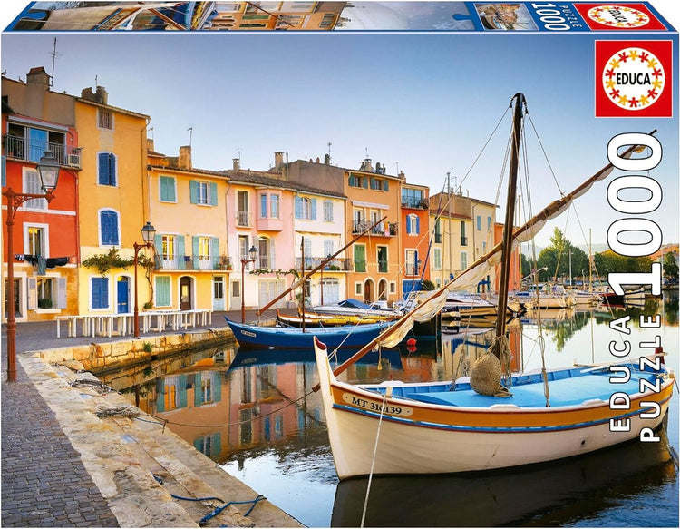 Educa - puzzle - 1000 pièces - port de martigues provence