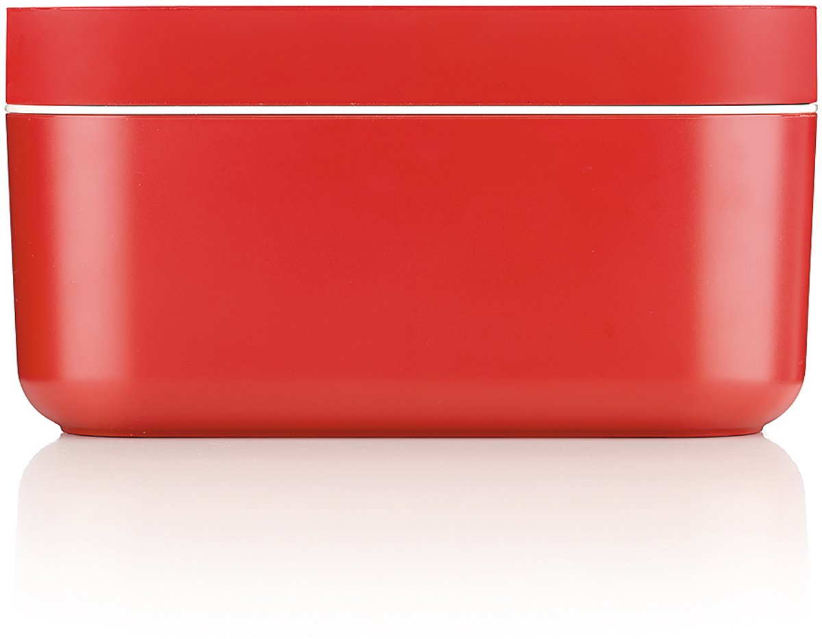 Bac à glaçons Lékué avec boîte de rangement - rouge