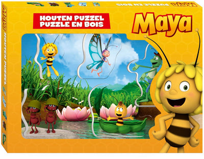 Puzzle en bois Maya Studio 100 pièces épaisses - format A4