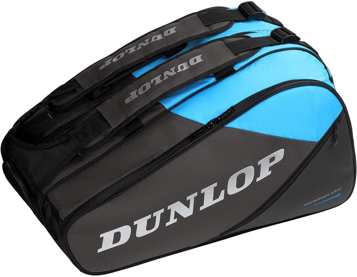 Dunlop - fx-performance - sac de raquette - sac de sport unisexe - métal cyan