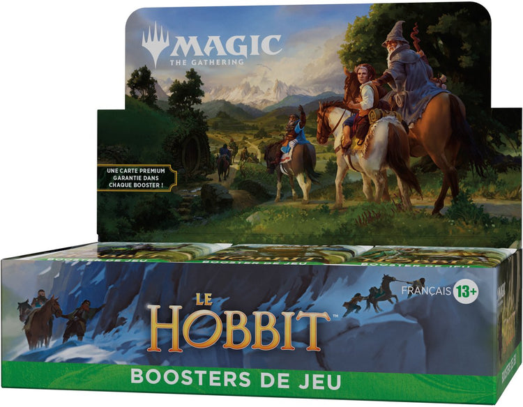 Magic the Gathering boîte de boosters de jeu Magic: The Gathering | le hobbit | 30 boosters + 1 carte de présentation premium | jeu de cartes à collectionner de stratégie