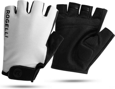 Rogelli core gants de cyclisme hommes - été - blanc - l