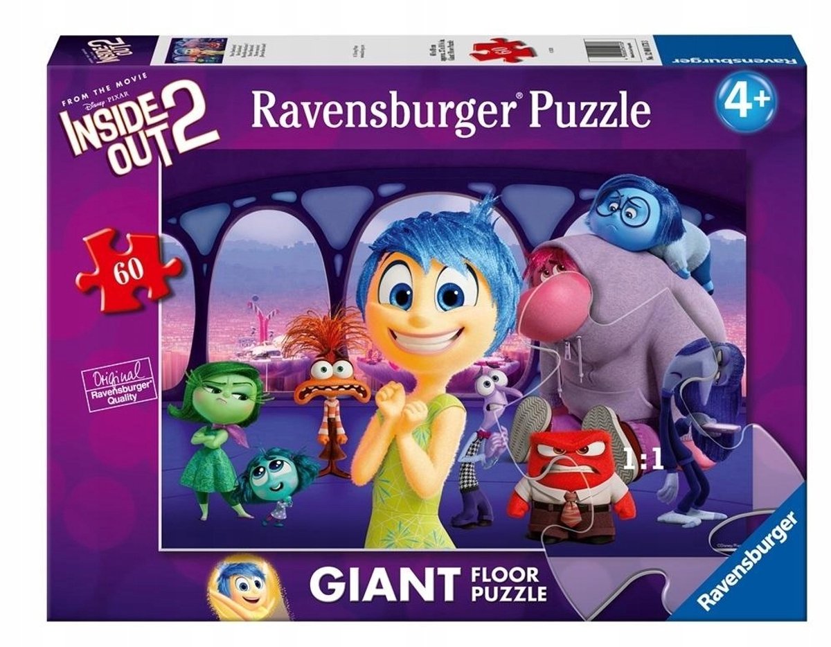 Ravensburger puzzle 60 pièces 'à l'envers 2' géant