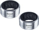 Westmark 2 anneaux anti-goutte incl. 2 inserts de rechange, édition monopol, feutre silicone inox, alessio, argent noir, 61843360