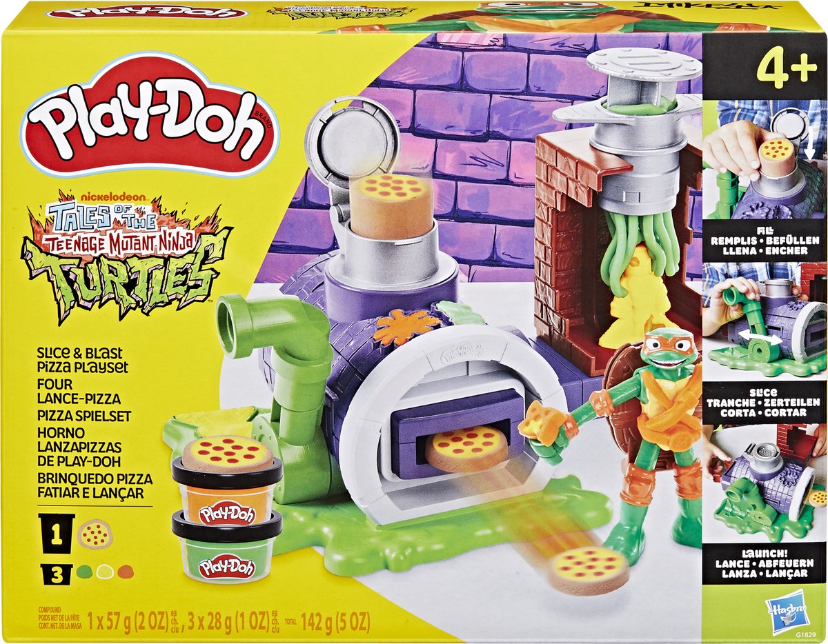 Play-doh Teenage Mutant Ninja Turtles Slice Blast Pizza Set de jeu