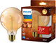 Philips LED globe spirale doré - 25 W - E27 - lumière blanc très chaud dimmable