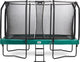 Salta première classe - trampoline avec filet de sécurité et échelle - 366 x 214 cm - vert