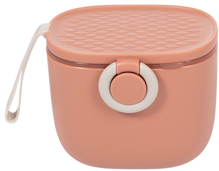 Bo jungle - boîte doseuse lait en poudre - avec cuillère doseuse - récipient de conservation nourriture pour bébé - porte collation - 500ml - boîte poudre nomade terre cuite