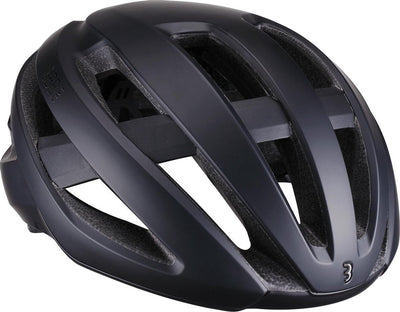 Bbb cycling casque de vélo de route - casque de vélo aérodynamique maestro - ventilation optimale - léger - rembourrage lavable - casque de vélo adultes - noir mat - m - bhe-09