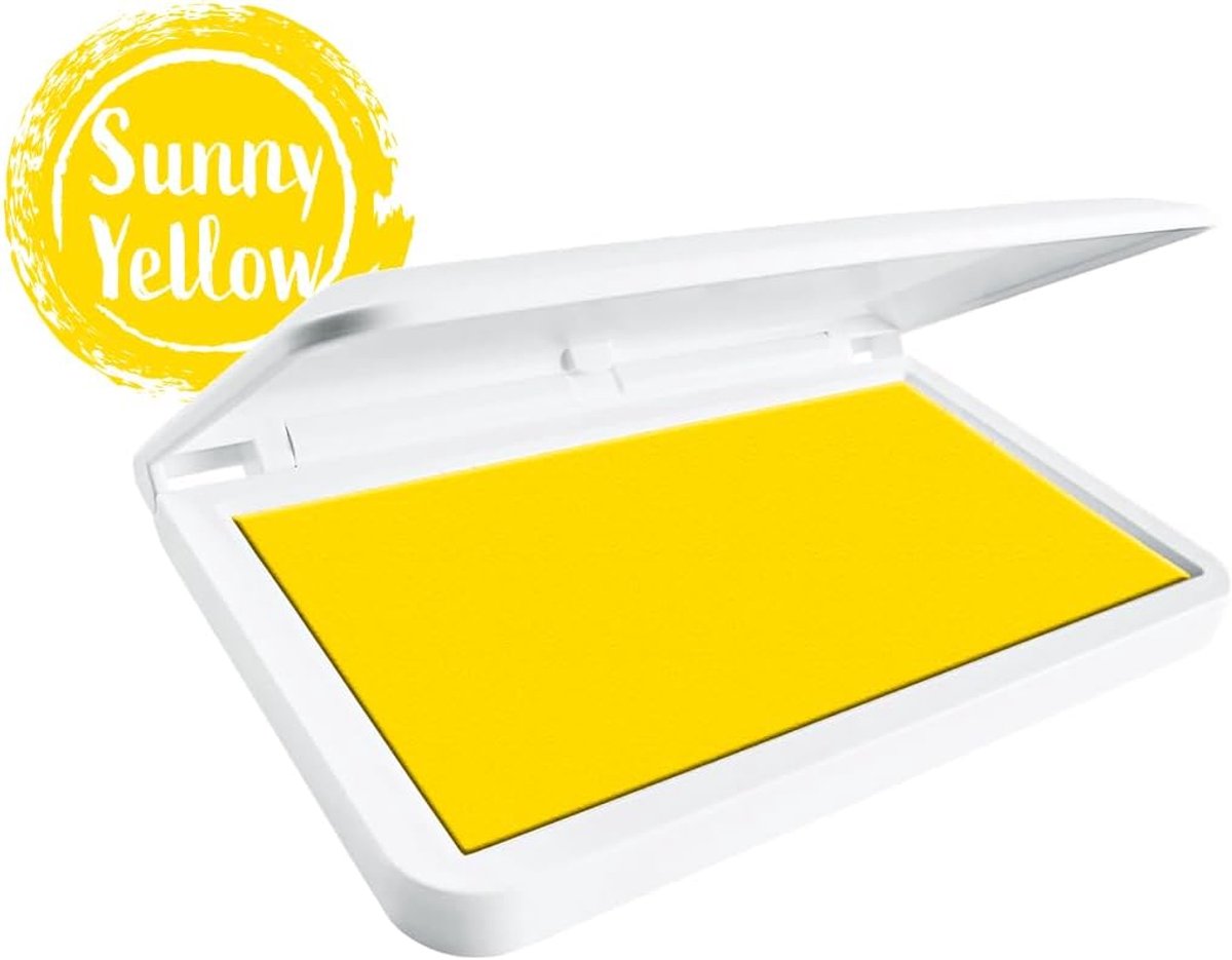 Colop make 1 tampon encreur – jaune soleil – jaune – convient pour les tampons DIY et créatifs