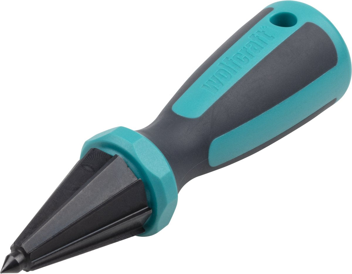 Wolfcraft - pointeau pour plâtre - coupe-perçage manuel pour trous - cutter - 4318000