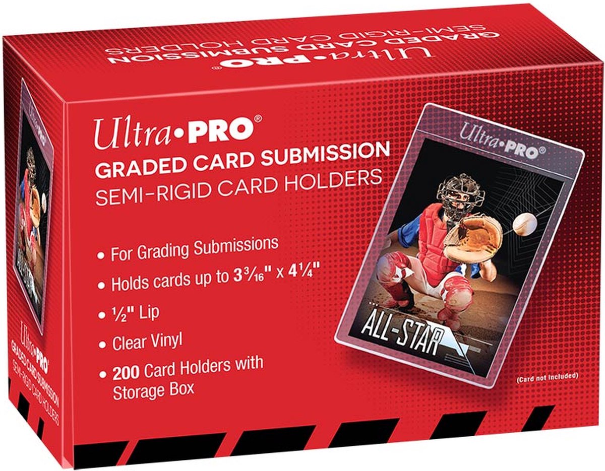 Ultrapro ultra pro - semi-rigide 1 2" lèvres manches longues 200ct