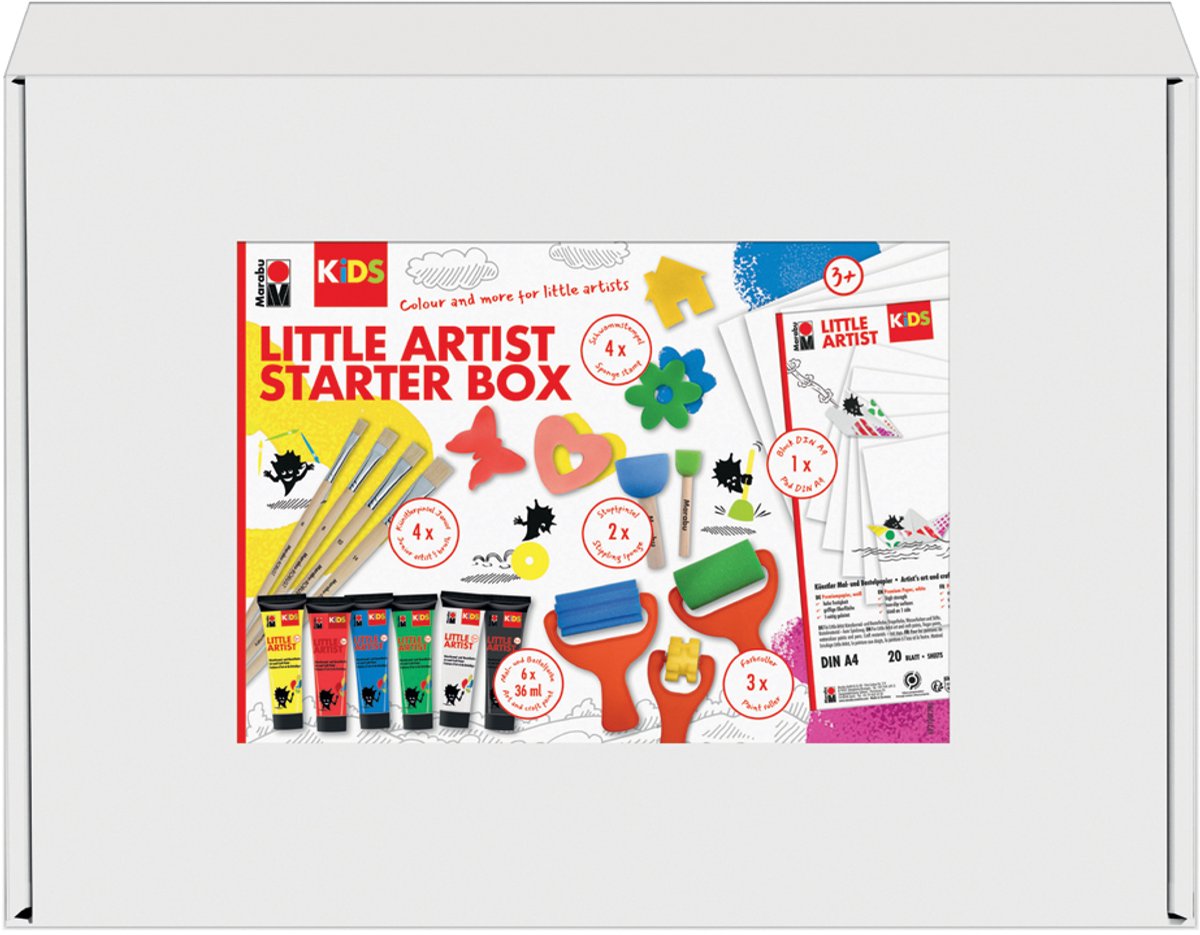 Forfait de démarrage Marabu Kids pour jeunes artistes