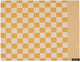 Ddddd set de table barbecue 35 x 45 cm ocre par 2 pièces