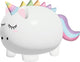 Tirelire incassable I-total licorne - tirelire - PVC - pédagogique - tirelire blanche