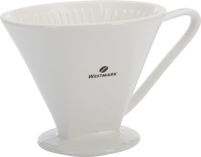 Porte-filtre à café en porcelaine Westmark, taille de filtre 6, pour jusqu'à 6 tasses de café, brasilia, 24492260