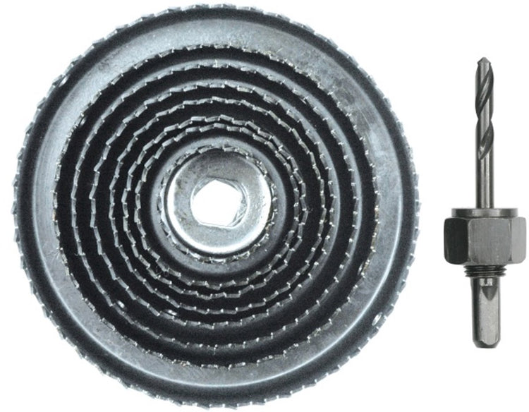 Vorel 22572 - jeu de scies à bois - 9 pièces - acier - 38-127 mm