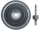 Vorel 22572 - jeu de scies à bois - 9 pièces - acier - 38-127 mm