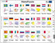 Larsen drapeaux et capitales de l'union européenne – puzzle mémo – union européenne – drapeaux et capitales – puzzle éducatif pour enfants – 54 pièces – fabriqué en norvège – pièces extra épaisses de 2.5 mm – plateau avec bord fixe