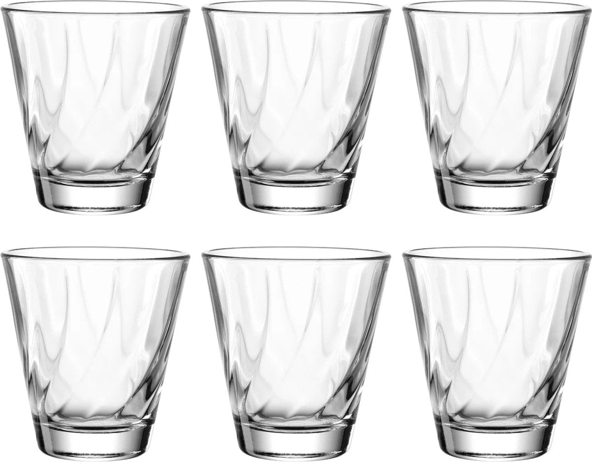 Verre à boire Leonardo twist 215ml transparent - set 6