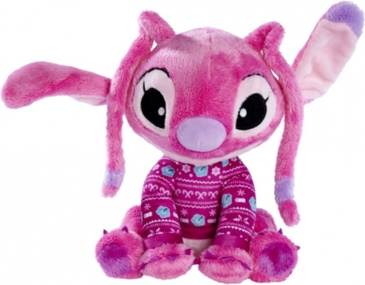 Peluche Simba Toys - Disney Simba Toys Peluche Disney Angel Stitch - Peluche de Noël - 25 cm - à partir de 0 m