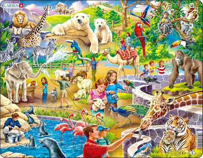 Selecta Larsen Pluzzle Animaux - Dans le zoo, 48e.