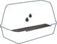 Duvo + tapis de drainage pour boîte de transport pour art 114004 - cage de transport - 45 cm x 51,5 cm x 0,8 cm - noir