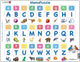 Larsen alphabet majuscules et minuscules – puzzle mémo – alphabet – lettres majuscules et minuscules – puzzle éducatif pour enfants – 52 pièces – fabriqué en Norvège – pièces extra épaisses de 2.5 mm – plateau avec bord fixe
